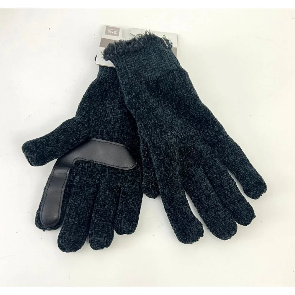 Isotoner Womens smarTouch Eco Comfort Gloves Touchscreen Compatible 1SZ Black - Picture 1 of 4